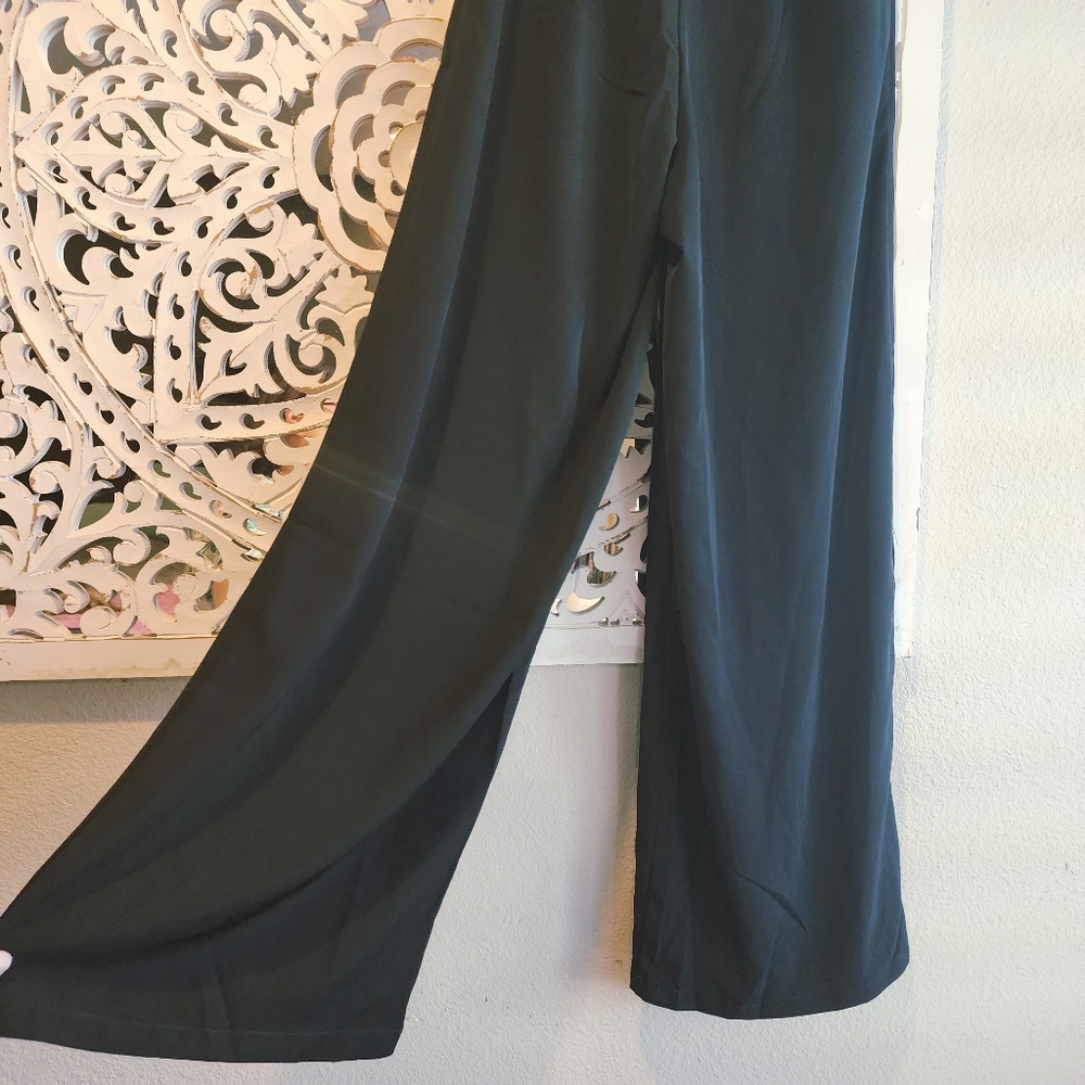 SELFIE LESLIE WIDE LEG PANTS SIDE POCKETS, FRONT ZIP NWT SZ XS - Picture 13 of 14